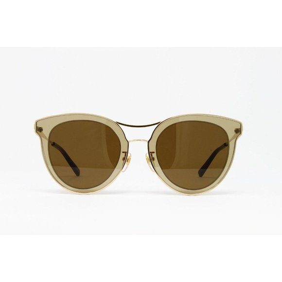 MCM Sunglasses Women\'s Round MCM139SA 722 Shiny Gold Brown 65mm main image 4